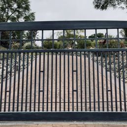 Finished front gate