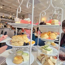 Babe’s Tea Room - Towers of goodies