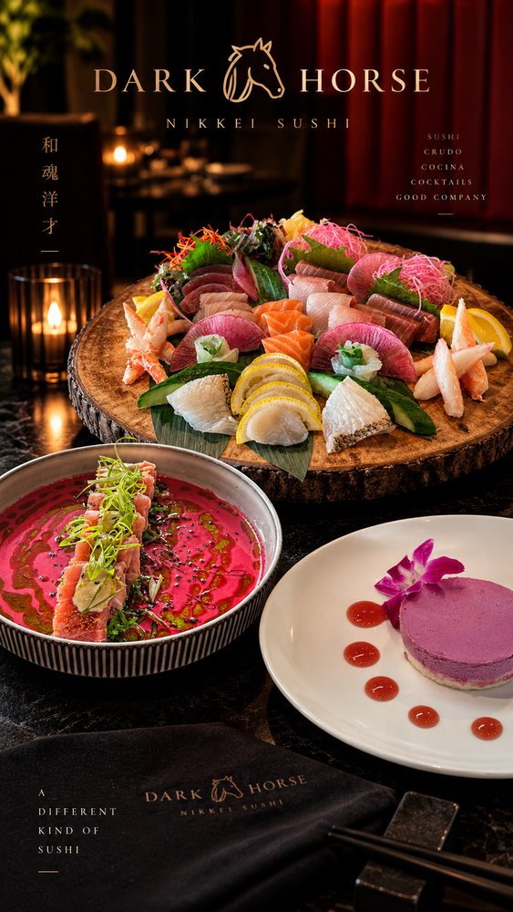 Food from Dark Horse Japanese Nikkei