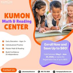 Kumon Math and Reading Center of East Hanover - With Summer approaching, Kumon is a great way to keep your child engaged in learning!