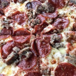 Homemade Italian sausage, and pepperoni.