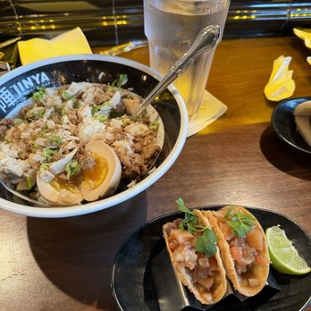 JINYA Ramen Bar - Woodlands - Rice Bowl & Salmon Tacos - Ramen Near Me - Spring, Texas