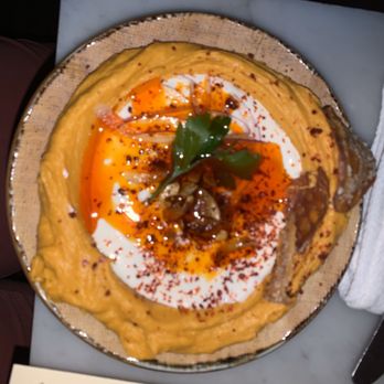 Miss Ada - Sweet potato hummus - Mediterranean Near Me - Brooklyn, New York Miss Ada - Sweet potato hummus - Mediterranean Near Me - Brooklyn, New York