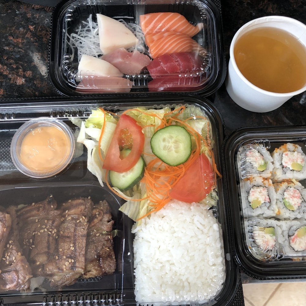 Bashamichi Sushi and Bar - 3 Items Bento Box - Japanese Near Me - Millbrae, California Bashamichi Sushi and Bar - 3 Items Bento Box - Japanese Near Me - Millbrae, California