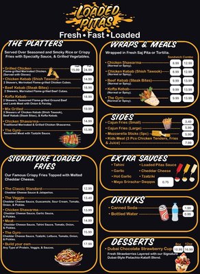 Menu photo 2 Loaded Pitas Richmond, TX