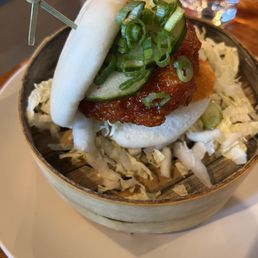 Gochujang Fried Chicken Bao