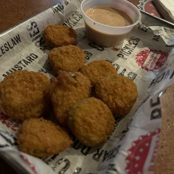 Cold Beers & Cheeseburgers - Fried pickles with chipotle ranch - Burgers Near Me - Phoenix, Arizona