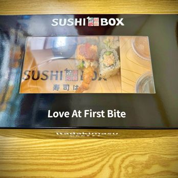 Sushi Box - 10 total (waiting on 3 for 16 minutes) plus the karaage was individually packaged. 1.5 stars out of 5. Not worth it. - Sushi Bars Near Me - Clovis, California