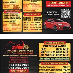 Explosion Car Wash