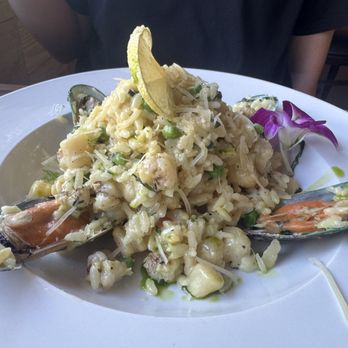 The Cask - Cask risotto with various seafood with a creamy but lite saffron sauce. INCREDIBLE!! We're coming back again soon to get it again - Wine Bars Near Me - San Carlos, California The Cask - Cask risotto with various seafood with a creamy but lite saffron sauce. INCREDIBLE!! We're coming back again soon to get it again - Wine Bars Near Me - San Carlos, California
