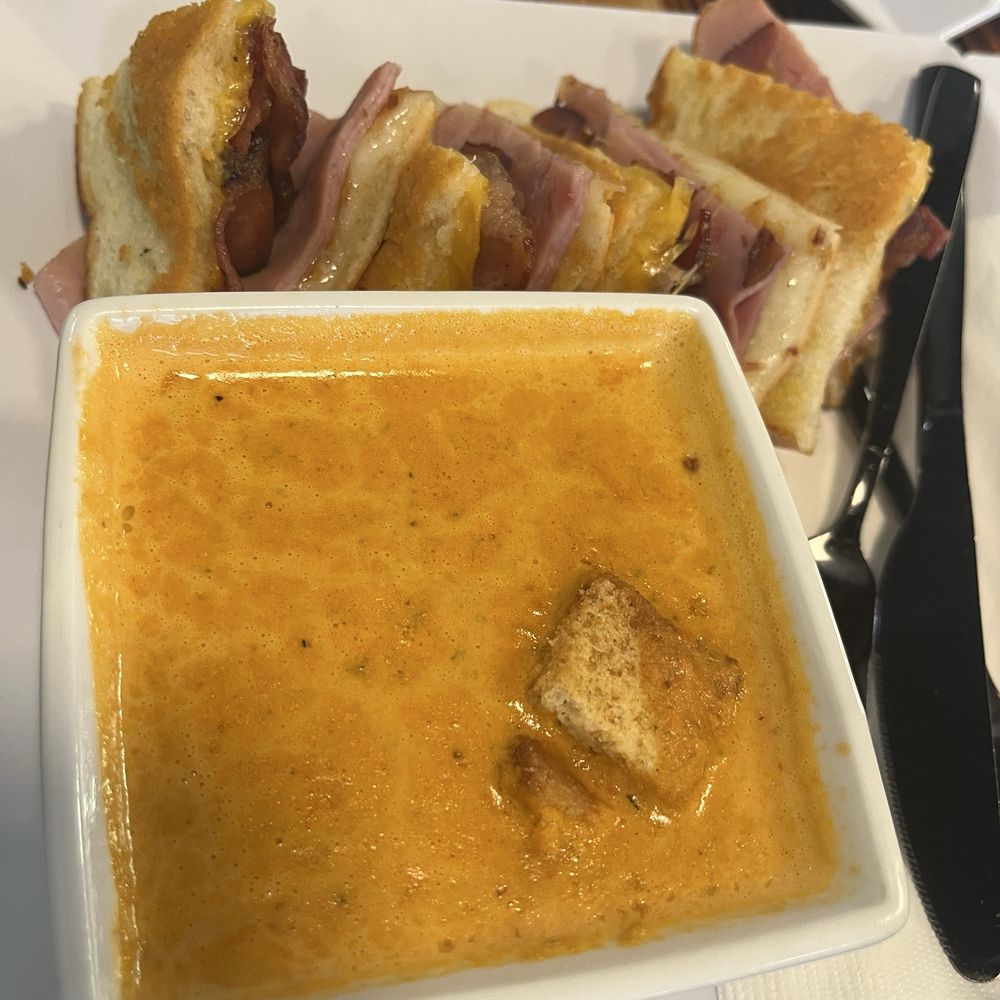 My Garage Kitchen - Tomato soup with ham and cheese bites - New American Near Me - North Las Vegas, Nevada