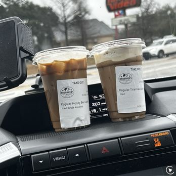 Brubaker’s Cafe & Bakery - My husbands go to is the Honey Bee Latte with an extra shot and I love the iced tiramisu latte - Cafes Near Me - Sumter, South Carolina