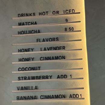 Buena Matcha - Menu - Tea Rooms Near Me - Palm Desert, California