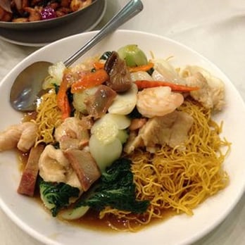 Fu Lam Mum - house special crispy noodle. - Dim Sum Near Me - Mountain View, California