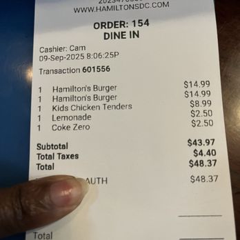 Hamilton's Bar & Grill - Not bad - Sports Bars Near Me - Washington, DC, District of Columbia