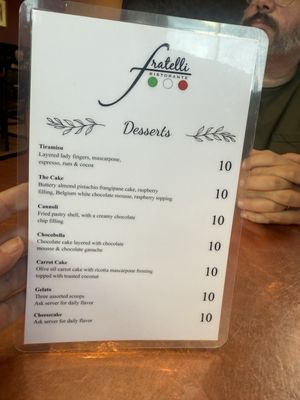 Menu photo 1 Fratelli Sandy, UT