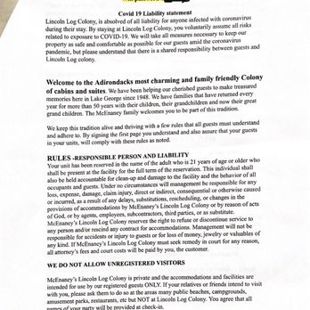 McEnaney's Lincoln Log Colony - Info and rules from fall 2020 page 2/4 - Hotels Near Me - Lake George, New York McEnaney's Lincoln Log Colony - Info and rules from fall 2020 page 2/4 - Hotels Near Me - Lake George, New York