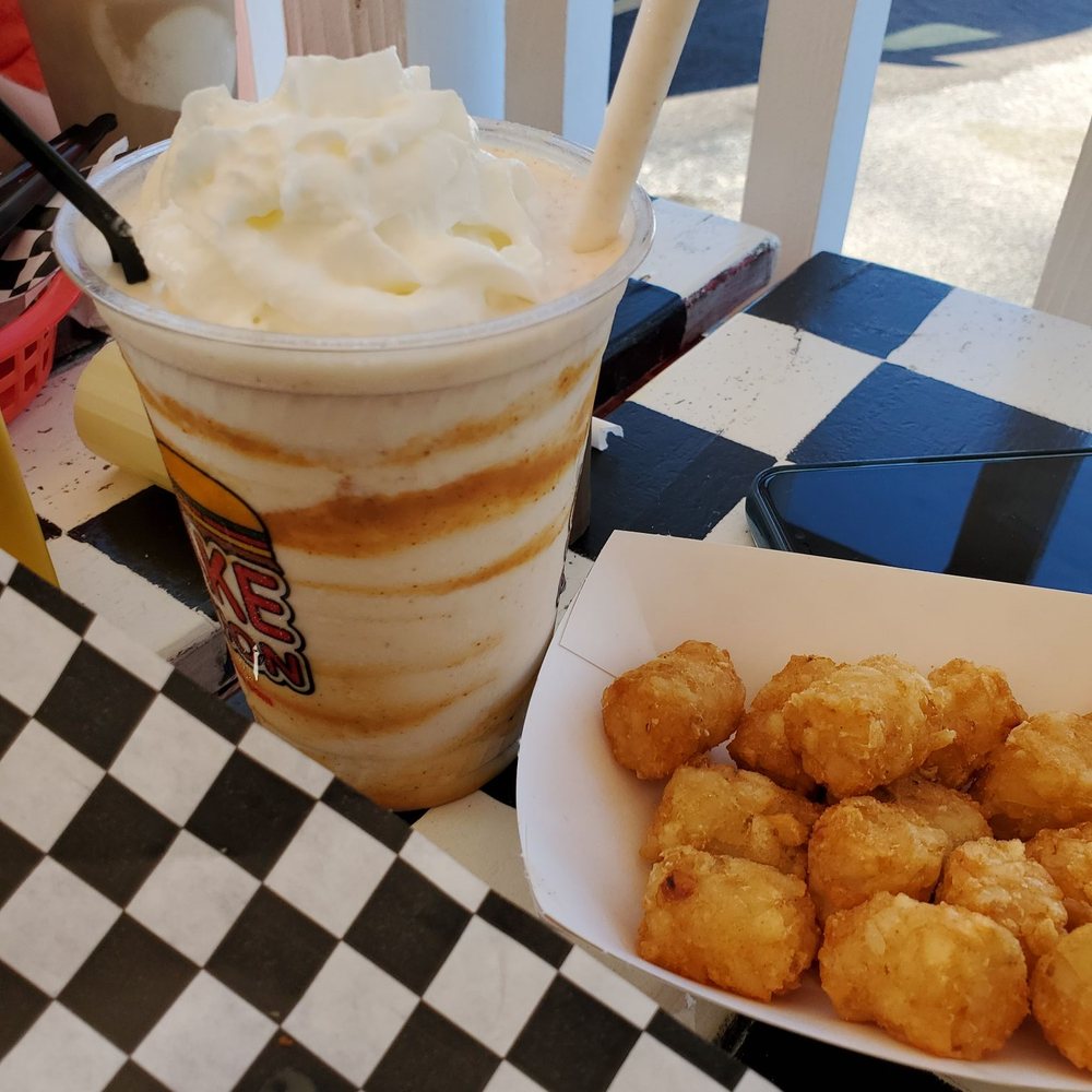 Shake Station - Peanut butter milk shake and tater tots - American Near Me - Ellenton, Florida Shake Station - Peanut butter milk shake and tater tots - American Near Me - Ellenton, Florida