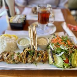 Mykonos Greek Grill - The BEST Lamb Souvlaki I've ever had! So tender, juicy and flavorful!