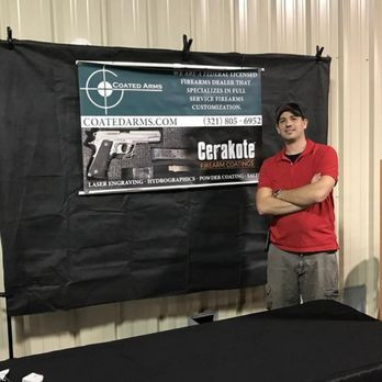 Coated Arms - Booth at the Gun show - Powder Coating Near Me - St. Cloud, Florida