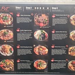 Tasty Pot instructions/menu. :) Tasty Pot instructions/menu. :)