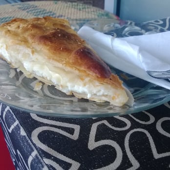Eros Cafe - Something other than eggs for breakfast on the menu (cheese filo) - Restaurants Near Me - West End, QLD