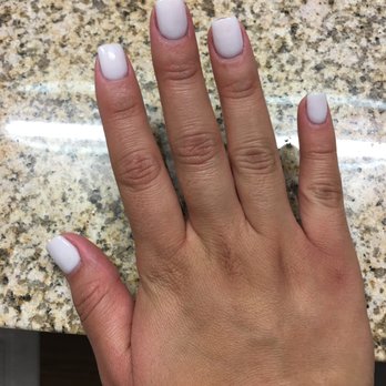 Lavender Nail Bar - super clean white nexgen nails - Nail Salons Near Me - Plano, Texas