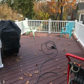 Deck Man - Trex Composite. Replaced and restored 20 year old wooden deck. - Decks & Railing Near Me - Lorton, Virginia