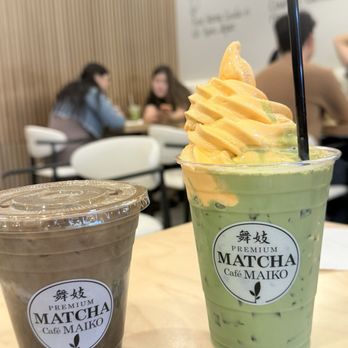 Premium Matcha Cafe Maiko - Thai tea ice cream float - Ice Cream & Frozen Yogurt Near Me - Tempe, Arizona