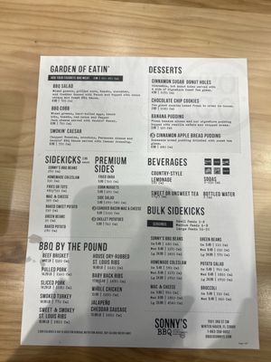 Menu photo 2 Sonny's BBQ Winter Haven, FL