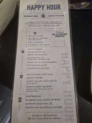 Menu photo 1 Brigantine Seafood Restaurant Escondido, CA Menu photo 1 Brigantine Seafood Restaurant Escondido, CA