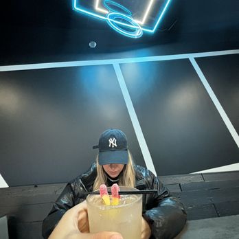 Drips Cheesecake - Peachy hoops soju drink - Desserts Near Me - Long Beach, California