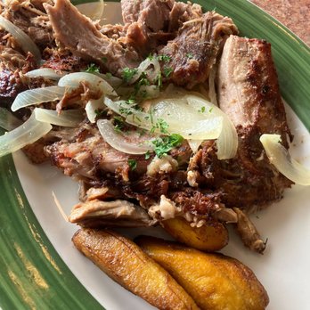 Romeito Cuban Restaurant - Lechon Asado and maduros (fried sweet plantains) - Cuban Near Me - Olathe, Kansas Romeito Cuban Restaurant - Lechon Asado and maduros (fried sweet plantains) - Cuban Near Me - Olathe, Kansas