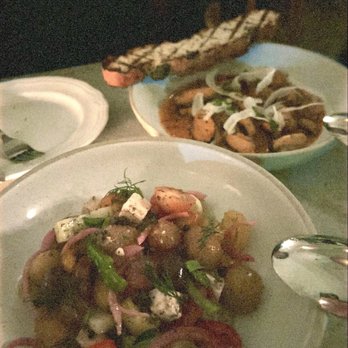 Selene - Horiatiki and mussels - Desserts Near Me - Vancouver, British Columbia