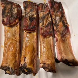 Back side of spare ribs