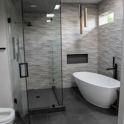 Rare Breed Plumbing Heating and Air - Bathroom remodel.