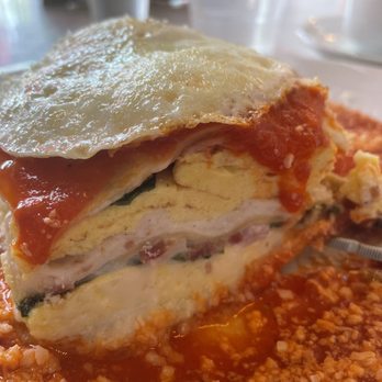 Immigrant Son Caffe - The breakfast lasagna ... up close and personal :) - New American Near Me - Ventura, California Immigrant Son Caffe - The breakfast lasagna ... up close and personal :) - New American Near Me - Ventura, California