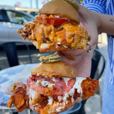 moms chicken and waffles by null