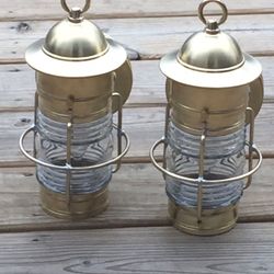 Cape Cod Lanterns - Handcrafted solid brass Cape Cod Nautical Wall Lanterns. Made on Cape Cod by Cape Cod Lanterns!