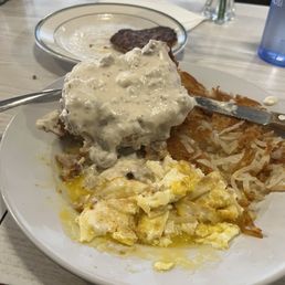 Chicken Fried Chicken. Hash Browns 2 Eggs