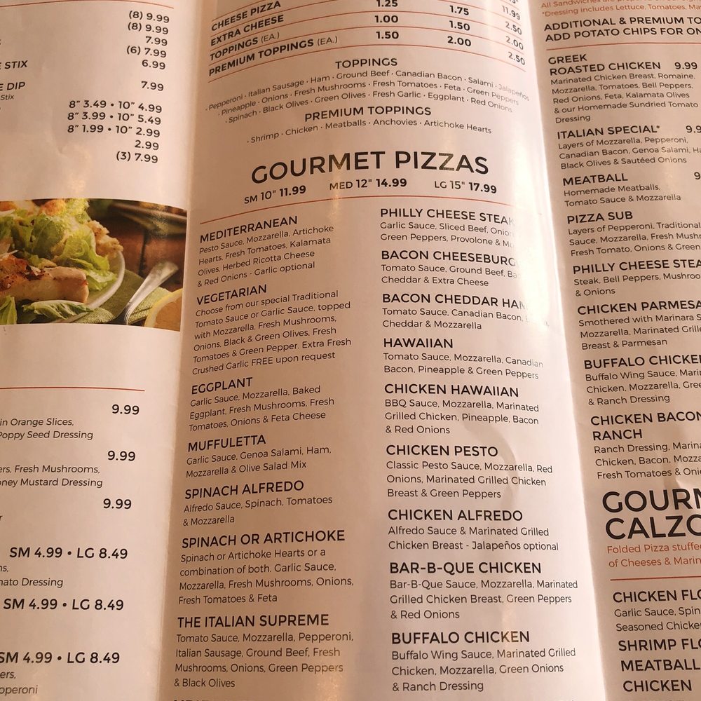 Italian Crust - Menu - Pizza Near Me - Grapevine, Texas Italian Crust - Menu - Pizza Near Me - Grapevine, Texas
