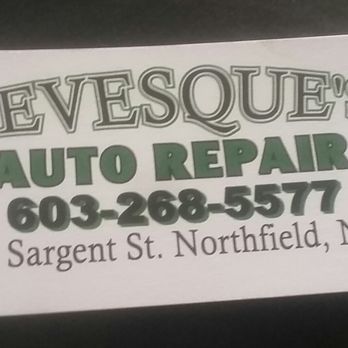 Levesques Auto Repair Shop - Auto Repair Near Me - Northfield, New Hampshire Levesques Auto Repair Shop - Auto Repair Near Me - Northfield, New Hampshire
