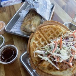 BREAKFAST BURRITO CHICKEN & WAFFLE BREAKFAST BURRITO CHICKEN & WAFFLE