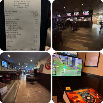 Mullen's Bar and Grill - a menu, a video game and a menu - Bars Near Me - Norridge, Illinois Mullen's Bar and Grill - a menu, a video game and a menu - Bars Near Me - Norridge, Illinois