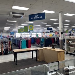 View of the store from the rear facing front.