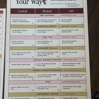 Plot Twist - menu - Coffee & Tea Near Me - Charlotte, North Carolina