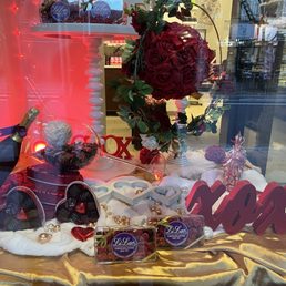 Valentine's window display Valentine's window display