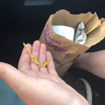 Sonic Drive-In - The twist tie I bit into mid sandwich - Burgers Near Me - STOCKTON, California Sonic Drive-In - The twist tie I bit into mid sandwich - Burgers Near Me - STOCKTON, California