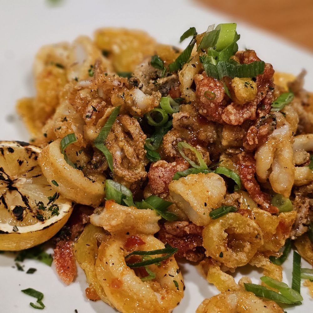 ChopHouse Thirteen - Calamari (sweet glazed) - Bars Near Me - Jacksonville, Florida ChopHouse Thirteen - Calamari (sweet glazed) - Bars Near Me - Jacksonville, Florida