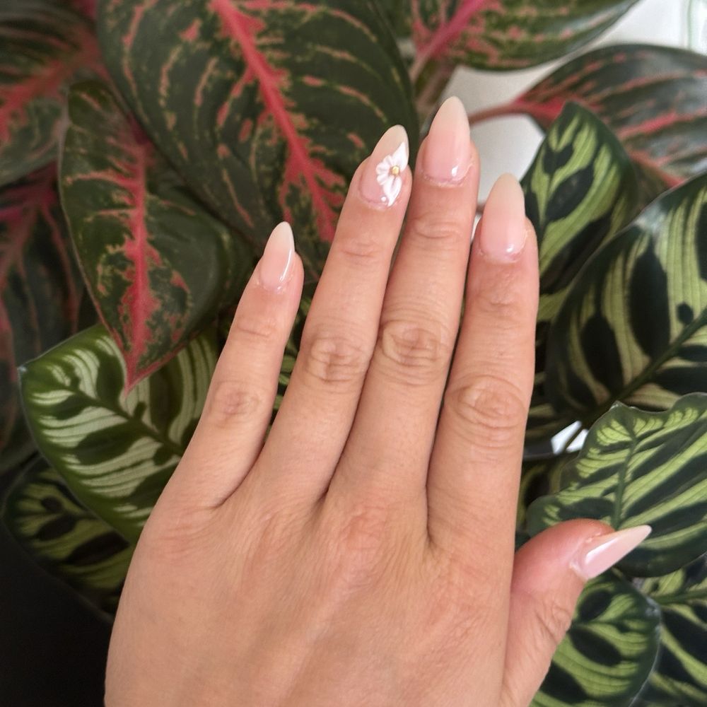 X-Nails - dip powder overlay with acrylic design + rhinestone - Nail Salons Near Me - Elk Grove, California X-Nails - dip powder overlay with acrylic design + rhinestone - Nail Salons Near Me - Elk Grove, California